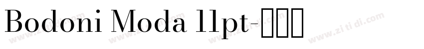 Bodoni Moda 11pt字体转换